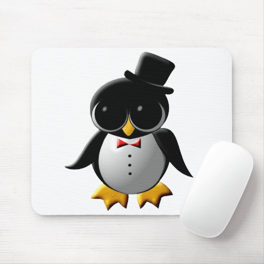 Antonio Penguin Mousepad Muismat (Met muis)