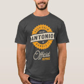 Antonio Personalized Name Birthday Gift T-shirt (Voorkant)