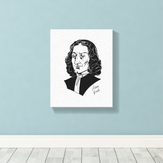 Antonio Vivaldi Canvas Afdruk (Insitu (Houten vloer))