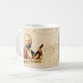Antonio Vivaldi Historische Mok (Voorkant links)