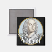 Antonio Vivaldi Magneet (Voorkant / Achterkant)