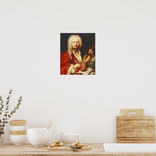 Antonio Vivaldi Poster (Keuken)