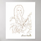 Antonio Vivaldi Poster (Voorkant)