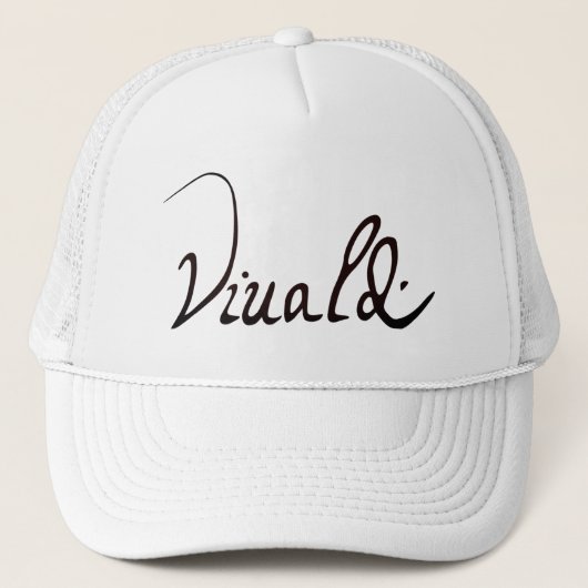 Antonio Vivaldi Signature Trucker Pet (Voorkant)