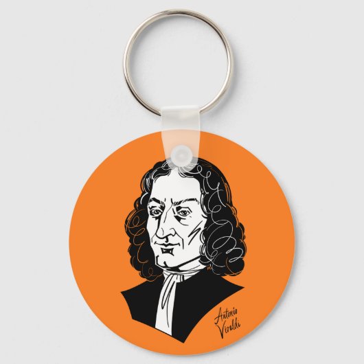 Antonio Vivaldi Sleutelhanger (Voorkant)