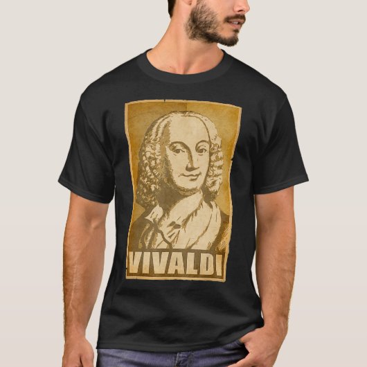 Antonio Vivaldi Torn Poster T-shirt (Voorkant)