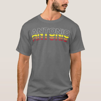 Antonio voornaam grappige vintage zonsondergang An T-shirt