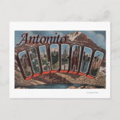 Antonito, Colorado - Grote letterscènes Briefkaart (Voorkant)