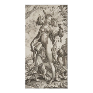 Antonius Eisenhoit - Haeresis Dea Glanzende Poster