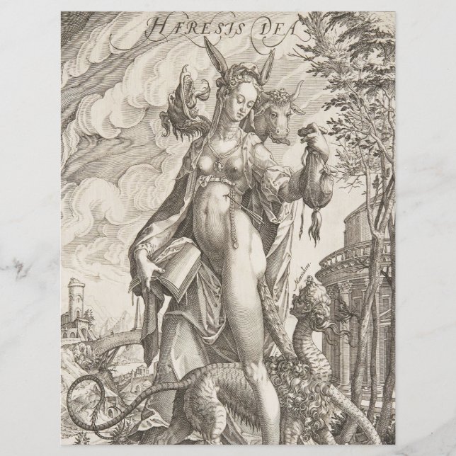 Antonius Eisenhoit - Haeresis Dea Scrapbook Papier (Voorkant)