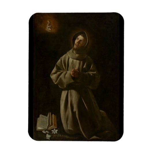 Antonius van Padua (Francisco de Zurbarán, 1627-30 Magneet (Verticaal)