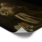 Antonius van Padua (Francisco de Zurbarán, 1627-30 Poster (Hoek)