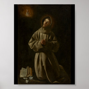 Antonius van Padua (Francisco de Zurbarán, 1627-30 Poster