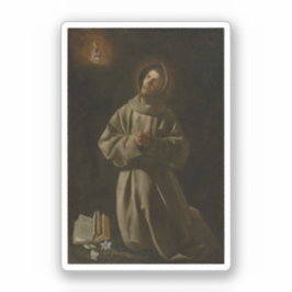Antonius van Padua (Francisco de Zurbarán, 1627-30 Sticker