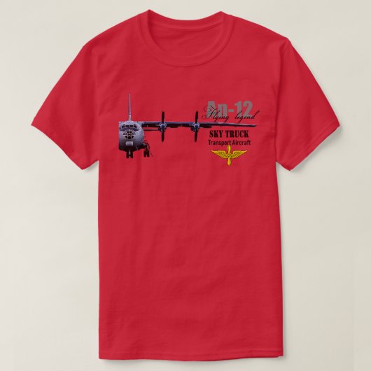 Antonov 12 4 t-shirt (Design voorkant)