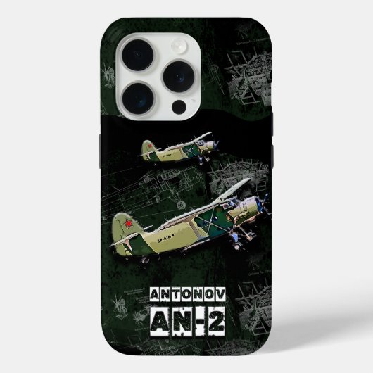 Antonov AN2 Russisch Vliegtuig telefoonhoesje Case-Mate iPhone Case (Achterkant)