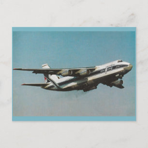 Antonov An-124 Ruslan Vrachtvliegtuig Vintage Avia Briefkaart