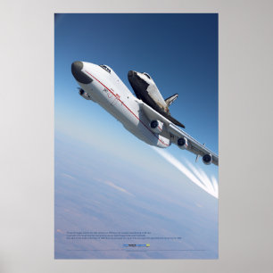 Antonov An-225 Mrija & Buran Spaceshuttle Poster