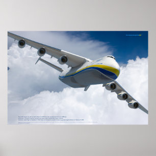 Antonov An-225 Mrija: Het Grootste Vliegtuig ter W Poster