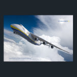 Antonov An-225 Mriya: 3D Aviation Art Print<br><div class="desc">Experience the majesty of the world’s largest aircraft like never before. This premium poster features a high-precision 3D reconstruction of the legendary Antonov An-225 Mriya. Unlike a standard photograph, this artwork is the result of hundreds of hours of meticulous digital engineering. Every rivet, panel line, and engine detail has been...</div>