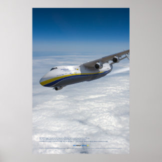 Antonov An-225 Mriya: 3D Luchtvaart Kunstprint Pos Poster