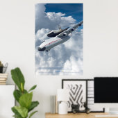 Antonov An-225 Mriya & Buran Shuttle Poster (Thuiskantoor)