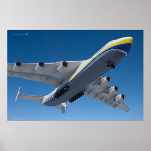 Antonov An-225 Mriya: Fotorealistische 3D-kunst Poster