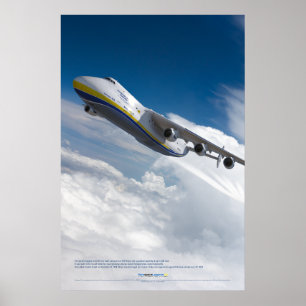 Antonov An-225 Mriya: Het Grootste Vliegtuig ter W Poster