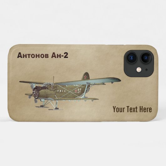 Antonov An-2 Case-Mate iPhone Case (Achterkant (horizontaal))