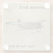 Antonov An-2 Glass Onderzetter (Achterkant)