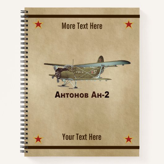 Antonov An-2 Notitieboek (Voorkant)