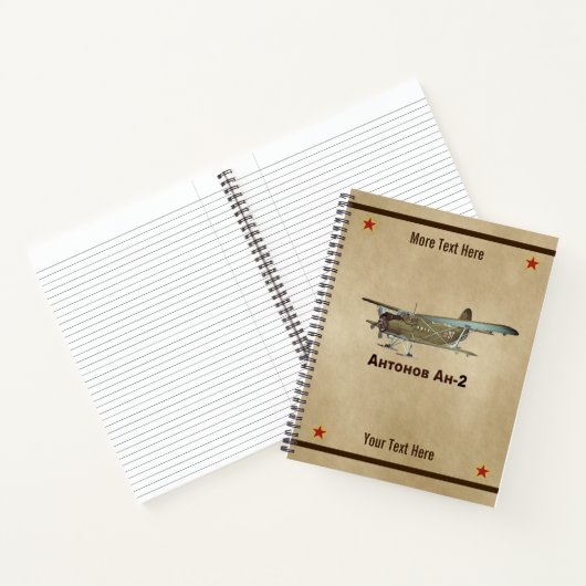Antonov An-2 Notitieboek (Binnen)