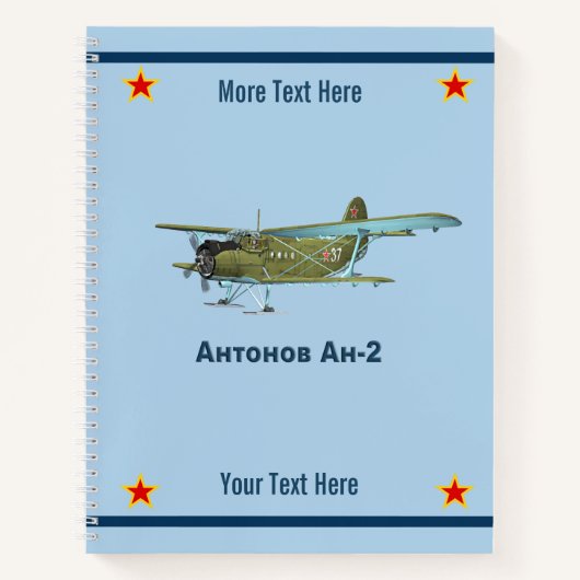Antonov AN-2 Notitieboek (Voorkant)