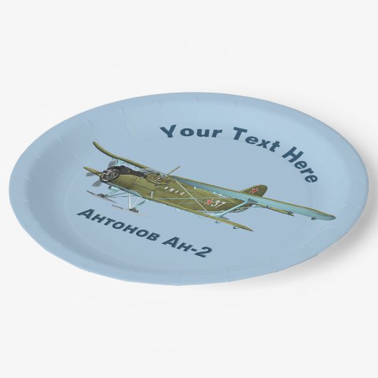 Antonov An-2 Papieren Bordje (Gekanteld)
