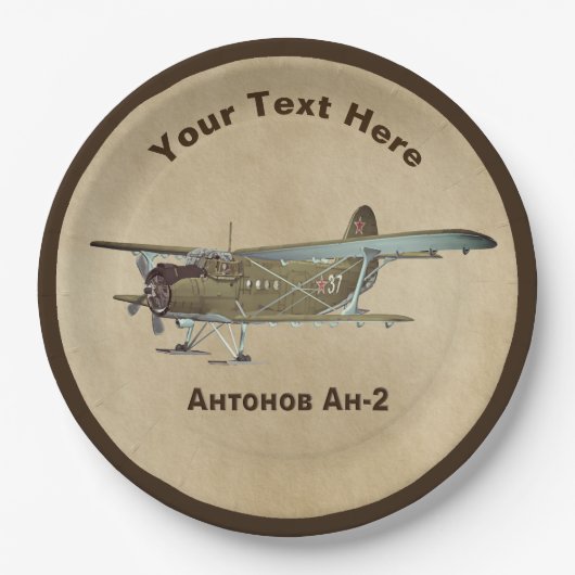 Antonov An-2 Papieren Bordje (Voorkant)