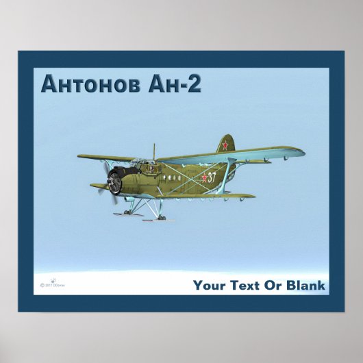 Antonov An-2 Poster (Voorkant)