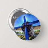 Antonov AN-2-vliegtuig Ronde Button 5,7 Cm (Voorkant /achterkant)