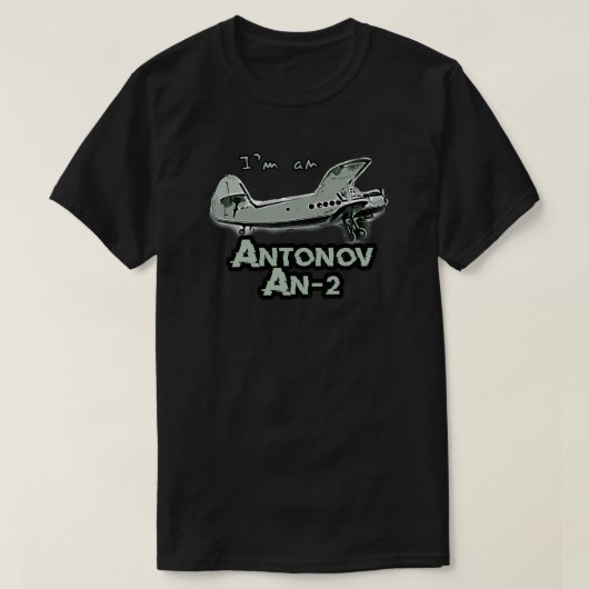 Antonov AN-2  Vliegtuig T-shirt (Design voorkant)