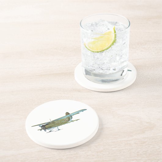 Antonov An-2 Zandsteen Onderzetter (Zijkant)