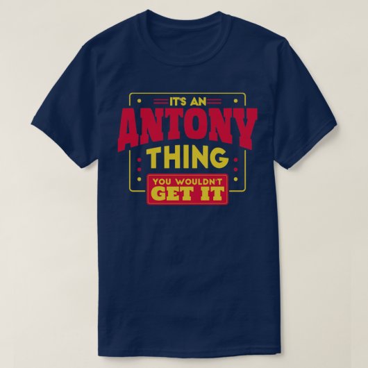 Antony T-shirt (Design voorkant)