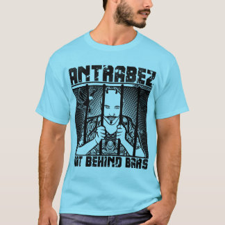 Antrabez art achter bars Hotel k KEROBOKAN gevange T-shirt