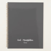 antraciet planner (Voorkant)