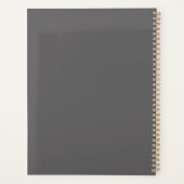 antraciet planner (Achterkant)