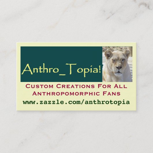 Antrho_Topia 2 Visitekaartje (Voorkant)