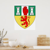 Antrim arms, Ierland Poster (Keuken)