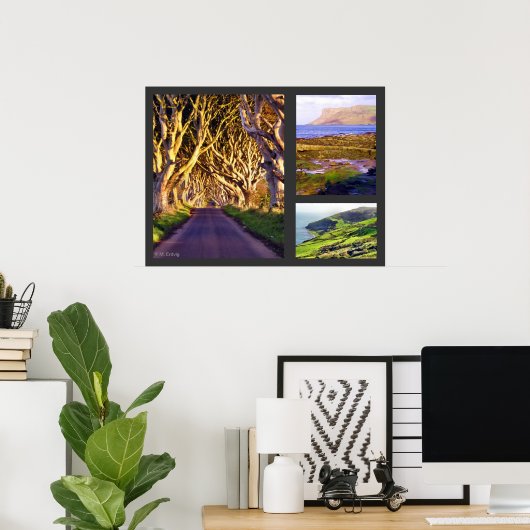 Antrim Art Print Poster (Thuiskantoor)