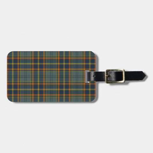 Antrim County Irish Tartan Bagagelabel (Voorkant horizontaal)