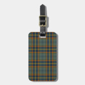 Antrim County Irish Tartan Bagagelabel (Voorkant verticaal)
