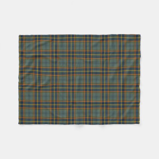 Antrim County Irish Tartan Fleece Deken (Voorkant (Horizontaal))