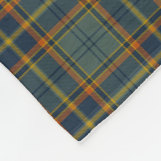 Antrim County Irish Tartan Fleece Deken (Hoek)